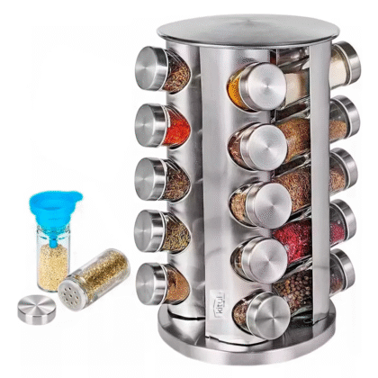 Especiero organizador giratorio cocina 20 frascos