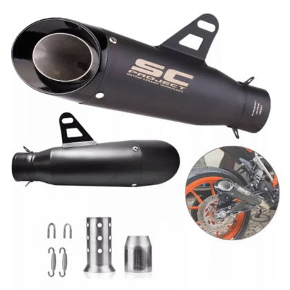 Escape deportivo silenciador universal para motocicleta