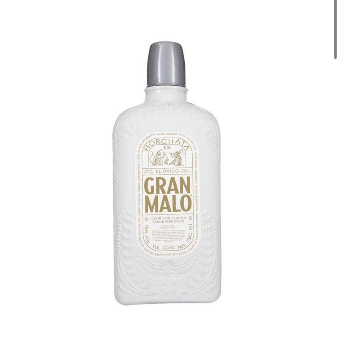 Licor de tequila Gran malo horchata 750 ml